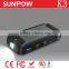 SUNPOW 12v battery power pack car power bank batteries charger