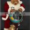 XM-A6134B 32 inch lighted bear with terrestrial globe for christmas decoration