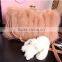 BLACK fashion handbags with fox fur, tote bags, shoulder bags