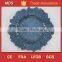 Floral coral reef pittsburgh navy blue charger plate glass