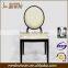 Characteristic round back metal frame banquet chair