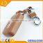Competitive Price OEM Welcome Brown PU Leather 3 Fluorescent Bottons Flip Car Key Smart Holder For Honda