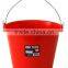 Durable plastic water bucket (28/30/32/34/36/38/40cm)