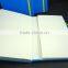 fashion A5 blue thermo pu hardcover diary journal