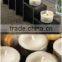 New arrival elegant 5 frosted glass votive candle holders