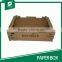 HOT SALE CUSTOM MADE COLOR PRINTING PAPER PACKAGING BOX FOR FRUIT CORRUGATED PAPER BOX FOR SALE