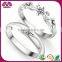 Engagement Ring With Crystal Lesbian Rings