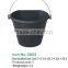 recycled rubber buckets&pails,strong cement barrel,cubo de goma 11L