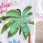 (S286A) 2 colors white 2-6Y wholesale summer girls t shirt new design girl short sleeves t shirt cheap guangzhou kids clothes