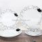 Porcelain dinnerware set with decal