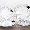 Hot sale 20 pieces white ceramic porcelain sets dinnerware