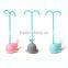 FDA&LFGB Approved Lovely Whale-shaped Silicone Penguin Tea Infuser Holder