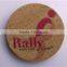 Eco-friendly sandstone tea cup coaster with color printing