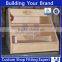Customized metal 3 tiers free standing trading card display rack