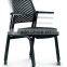 Bifma black training chair with tablet / student study training chair