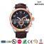 Luxury steel quartz chronograph watch for men