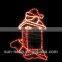2016 candy cane with a leaf lecorative light led rope light