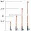 Shineda FBA service mobile phone aluminum alloy bluetooth selfie stick with bluetooth shutter