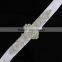 Crystal mesh rhinestone bridal sashes Diamonte Beaded Belt for wedding dress R8036