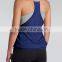 wholesale 95 cotton 5 spandex two tone sexy fitness top