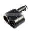 Car Cigarette Lighter 2 Sockets 12/24V 5A Extender Splitter Car Charger Supply 100pcs