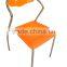 Wholesale cheap Stackable bar plastic chair with metal legs PM053