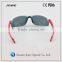outdoor cycling sports sunglasses with red revo lens