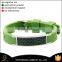 most popular fashion silicone jewelry fitness sports silicone bracelet for ladies