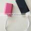Romai smart mobile power bank manual / li-polymer battery power bank 5200mAh with FC/RoHS approved