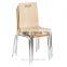 TDC-132 Plywood Seat and Chrome Leg Chair With K.D.frame