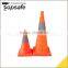 Hot selling good quality green color pvc traffic cone