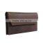 Customize men's genuine leather wallet with multi- card bits, mens travel lomg wallet, accept RFID blocking custom