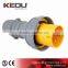 KEDU 3Pins IP67 Electrical Plug With CE,SEMKO Certificated
