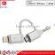 High quality Braided 100cm/120cm MFI certified usb charging cable