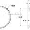 70deg Cob Glass Lens for 50-100w High Bay(67-42)