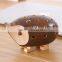 2016 new design wooden handmade hedgehog pen holder with 24 color pencil