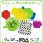 Slip-resistant funny Halloween pumpkin pattern round shape silicone pot holder