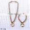 Women's Fashion 18k Gold Plated Stainless steel beads handmade jewelry