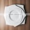 11'' wedding dinning rotating perfert design ceramic plates cheap hotel porcelain dinner plate stock