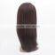 ombre color in stock 24INCH F SILK STRAIGHT for balck women girl heat resistant fibre ear to ear lace frontal synthetic wig