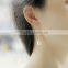 Fashion freshwater long dangle pearl earring 8-9mm AAA traditional natural freshwater pearl earring