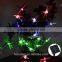 RGB Color 4.8M 20 LED Dragonfly Solar Light Chain