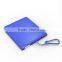 High capacity 15000mAh solar charger power bank with LED flashlight for cell phones