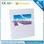White Acrylic 10inch LCD Video in Print built in 2G Memory ,Motion sensor