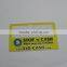 Promotion gift pvc transparent business card