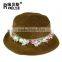 fashion girls beautiful kids school travling paper straw hat for children