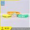 colorful custom debossed silicon bracelet for promotion