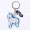 Custom eco-friendly promotional injection rubber keychain