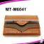 High end stainless still leather purse size manicure set