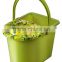 10L Plastic mop bucket with wringer,plastic mop bucket